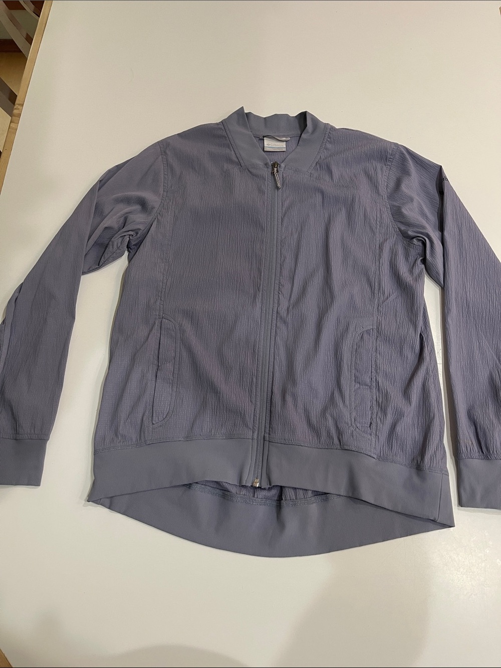 Women's Lightweight Bomber Jacket in Dusty Lavender